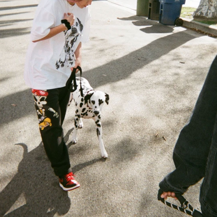 Purchase Celana Panjang Knit Drew House Skull Logo Unisex Hitam. DR-SS21-47