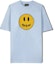 Order Drew House Smile Face Mascot Baju-T Uniseks Biru Muda DR-SS21-70