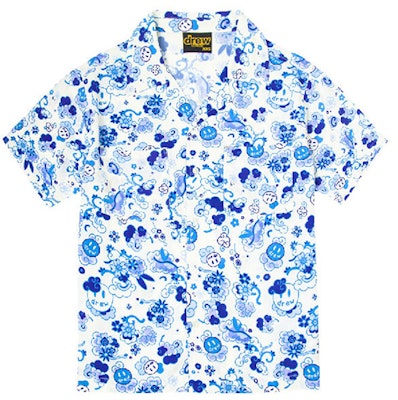 Camiseta Unisex Drew House Smile Face Azul Danubio DR-SS20-85 Lookbook Camiseta Unisex Drew House Smile Face Azul Danubio DR-SS20-85