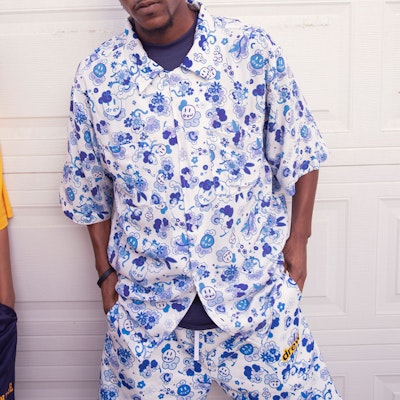 Camiseta Unisex Drew House Smile Face Azul Danubio DR-SS20-85 Shop Camiseta Unisex Drew House Smile Face Azul Danubio DR-SS20-85