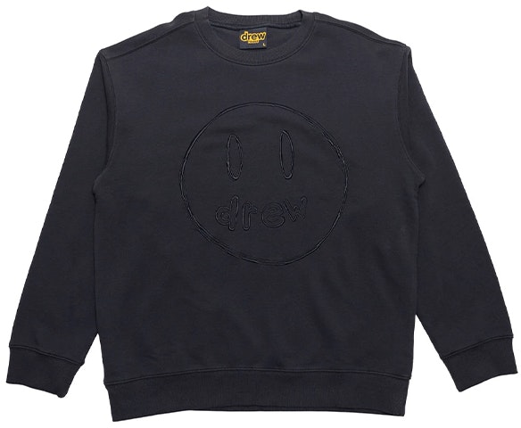 drew-house-smile-fw-21-sketch-mascot-black-crewneck-unisex-pullover-sweatshirt-dr-fw-21-063