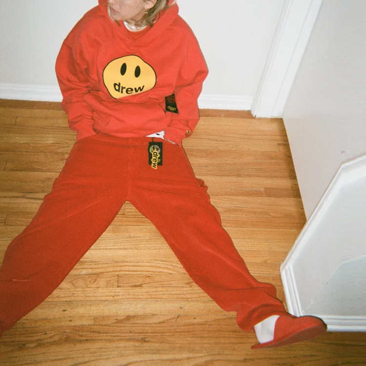 Drew House Smile SS21 Red Logo Hoodie Unisex Smiley Print Pullover DR-SS21-3 圖 8