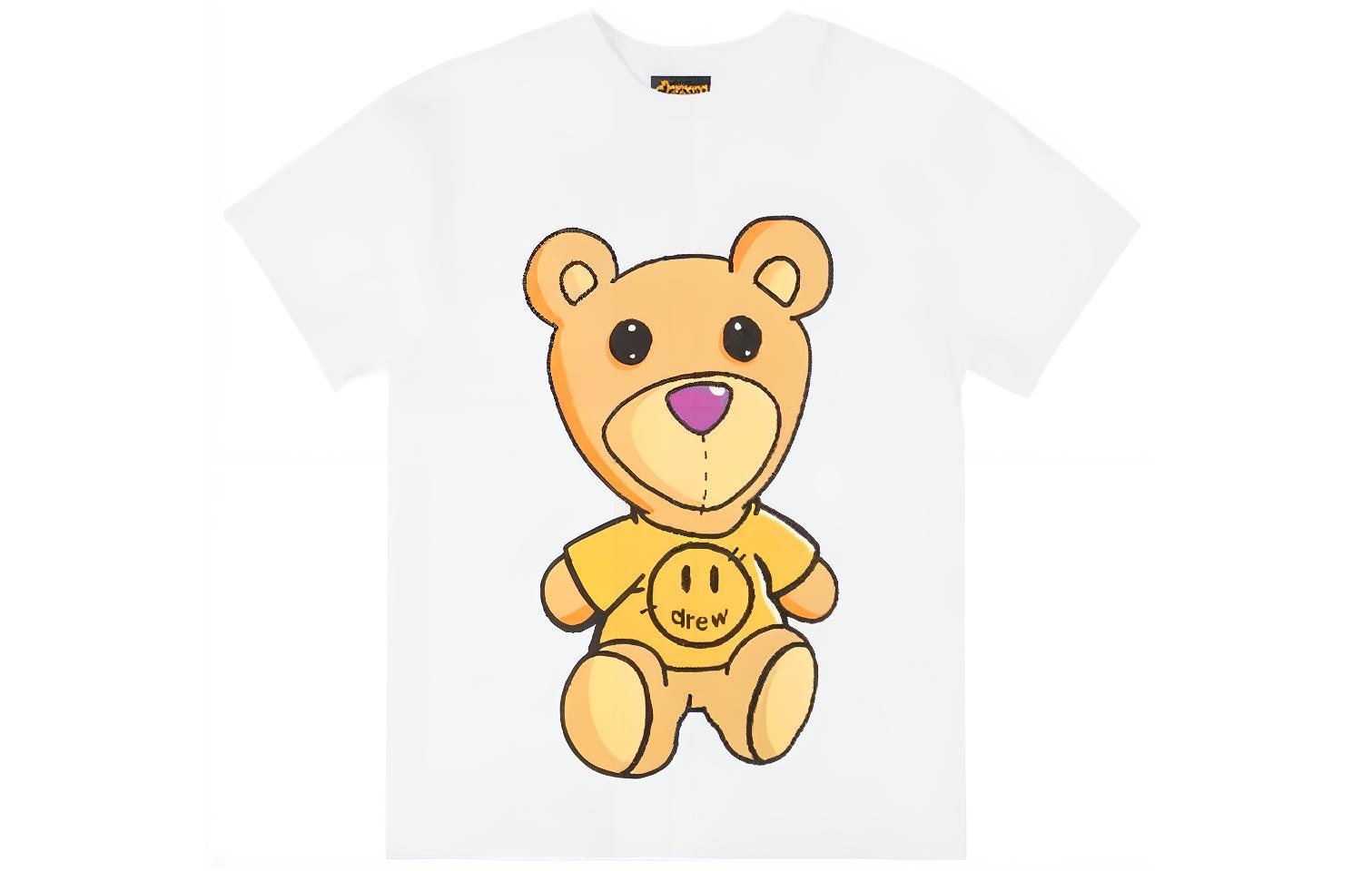 Drew House Smiley Bear SS21 Graphic Tee Unisex White DR-SS21-43