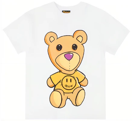 Drew House Smiley Bear SS21 Graphic Tee Unisex White DR-SS21-43 Buy Drew House Smiley Bear SS21 Graphic Tee Unisex White DR-SS21-43