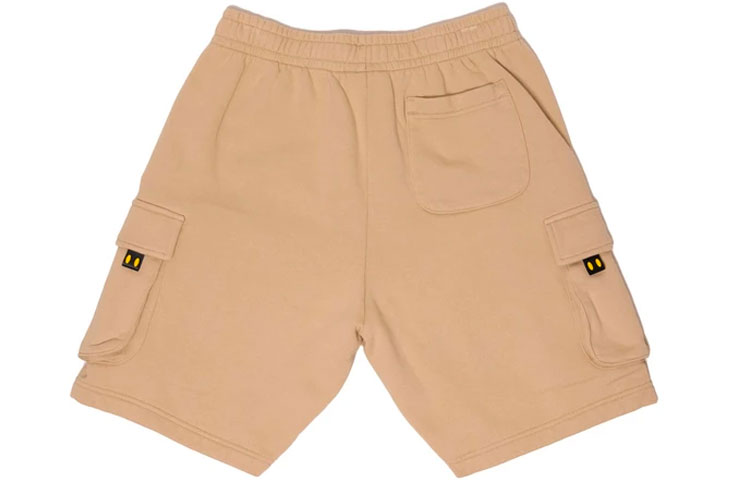 Lookbook Drew House Smiley 卡其色多口袋工裝休閒短褲 男女適用 DH-VF5212-KH