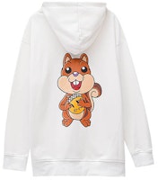 Drew House Smiley Cartoon Squirrel Zip Hoodie Winter Unisex Off White DR-SS20-66 Drew House Smiley Cartoon Squirrel Zip Hoodie Winter Unisex Off White DR-SS20-66