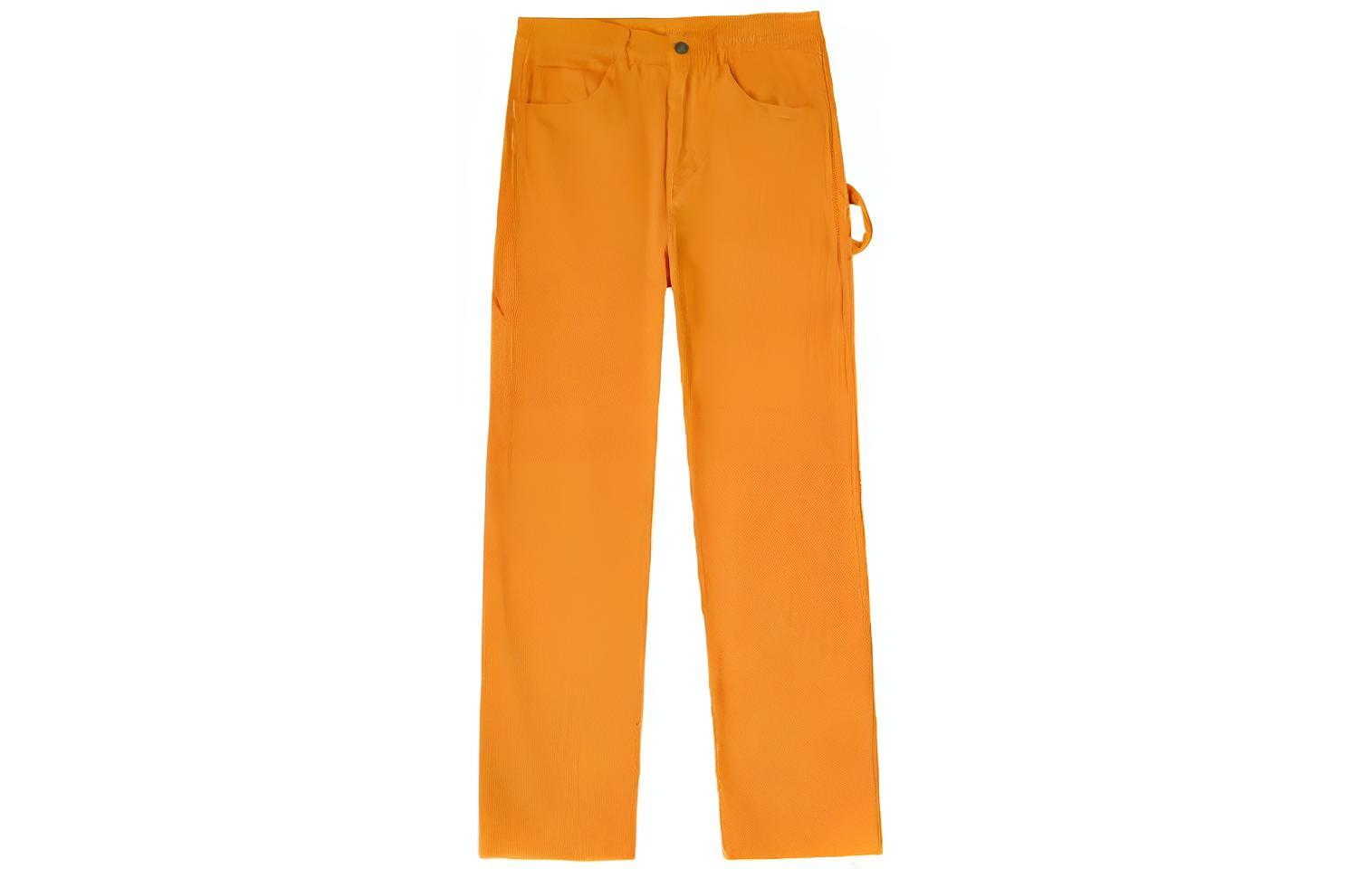 Drew House Smiley Corduroy Pants Yellow Unisex Retro Long Casual Pants DR-SS20-79