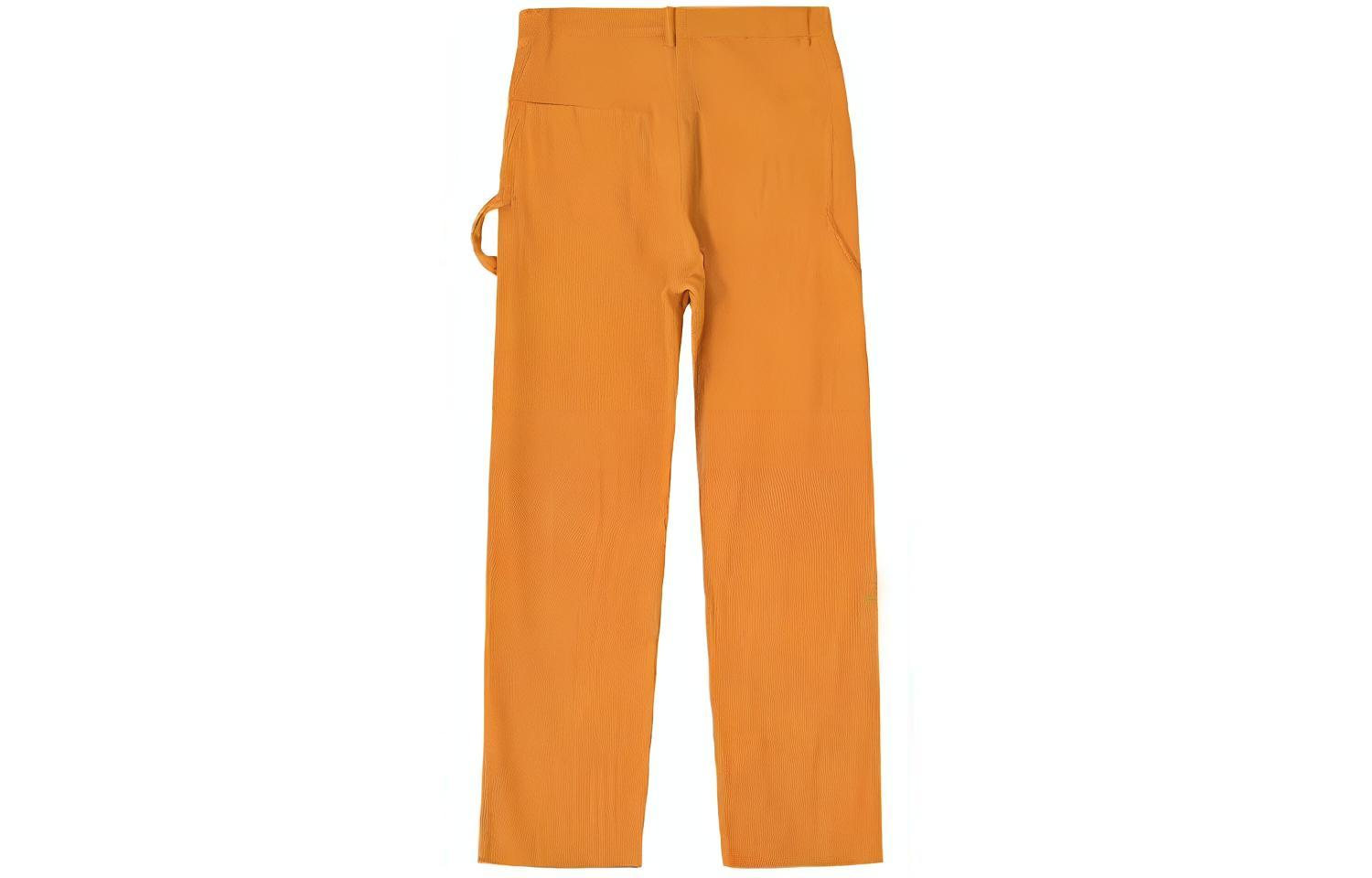 Lookbook Seluar Drew House Smiley Corduroy Kuning Unisex Retro Panjang Kasual. DR-SS20-79