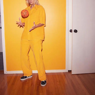 Seluar Drew House Smiley Corduroy Kuning Unisex Retro Panjang Kasual. DR-SS20-79 Shop Seluar Drew House Smiley Corduroy Kuning Unisex Retro Panjang Kasual. DR-SS20-79