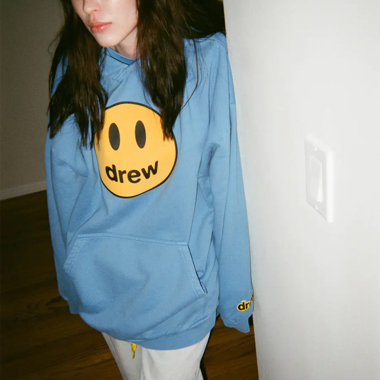 Drew House Smiley Deconstructed Mascot Hoodie - Unisex Letter Print Pullover DR-SS21-113 圖 8