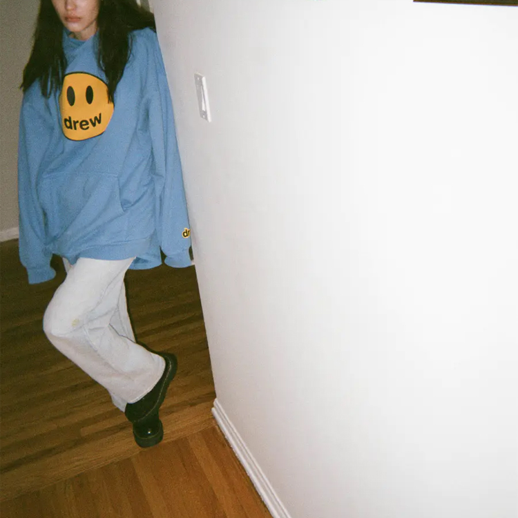 Drew House Smiley Deconstructed Mascot Hoodie - Unisex Letter Print Pullover DR-SS21-113 圖 9