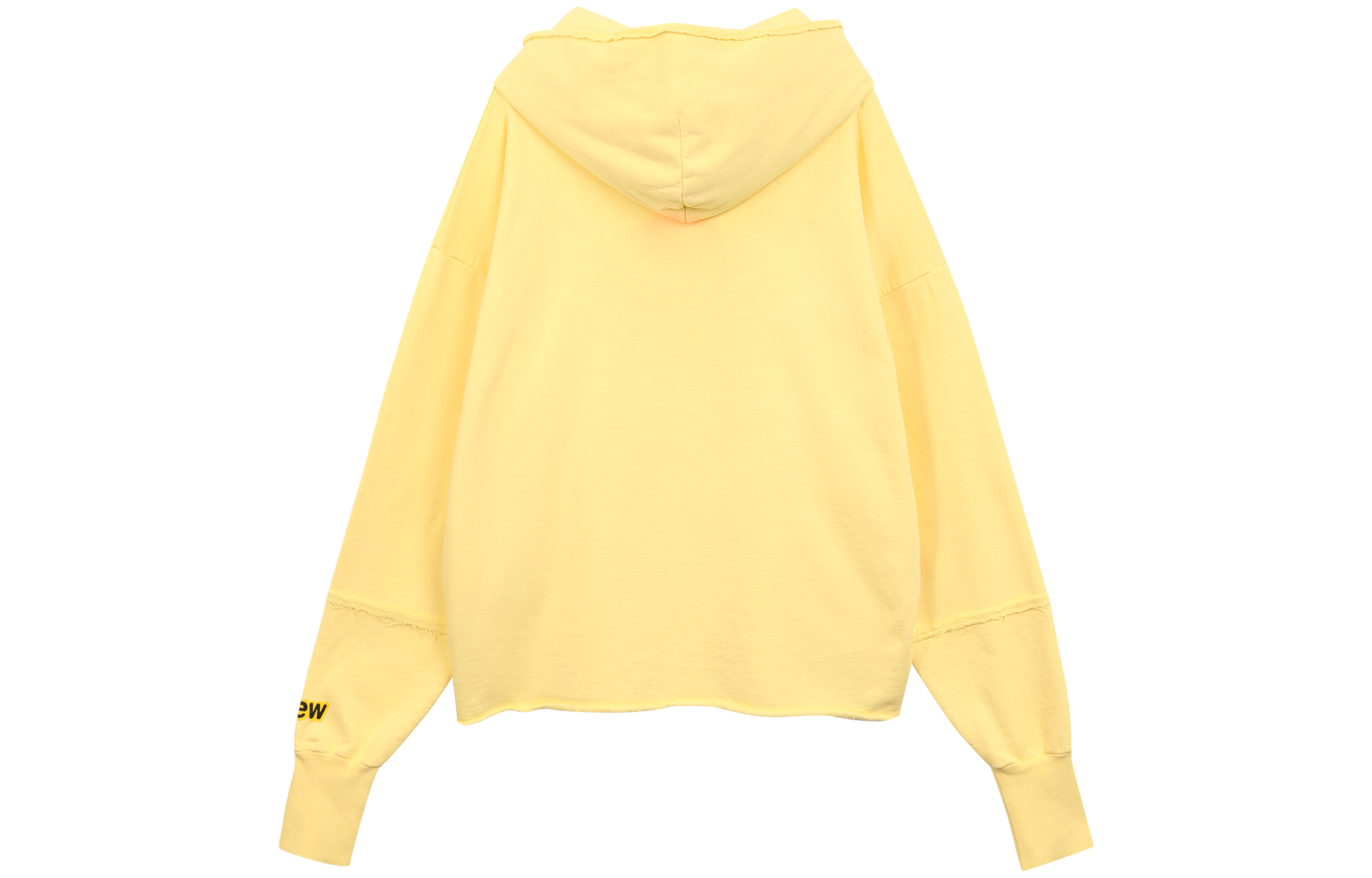 Drew House Smiley Deconstructed Mascot Hoodie Light Yellow Unisex Winter Fleece. DR-SS21-114 圖 3