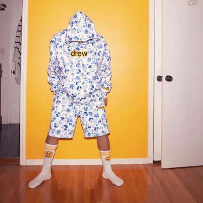 Drew House Smiley Deconstructed Hoodie Unisex Biru Danube DR-SS20-74 Shop Drew House Smiley Deconstructed Hoodie Unisex Biru Danube DR-SS20-74