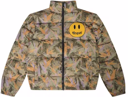 Drew House Smiley Face Camo High-Neck Zip Cotton Jacket Unisex Camo. DR-FW22-269 Drew House Smiley Face Camo High-Neck Zip Cotton Jacket Unisex Camo. DR-FW22-269