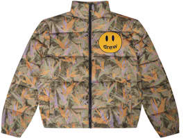 Order Drew House Smiley Face Camo High-Neck Zip Cotton Jacket Unisex Camo. DR-FW22-269