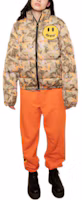 Shop Drew House Smiley Face Camo High-Neck Zip Cotton Jacket Unisex Camo. DR-FW22-269