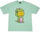 Order 드류 하우스 스마일리 페이스 공룡 티셔츠 민트그린 유니섹스 DR-SS20-037