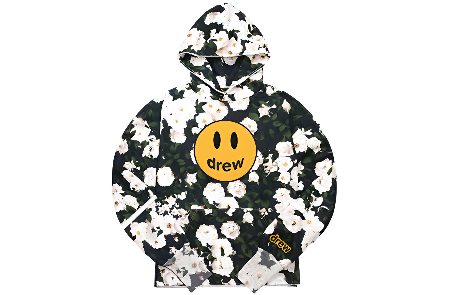 Drew House Smiley Face Fleece Hoodie Black Unisex Fall/Winter Collection DR-SS20-001