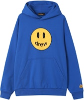 Drew House Smiley Face Graphic Hoodie Unisex Blue DR0185 Drew House Smiley Face Graphic Hoodie Unisex Blue DR0185