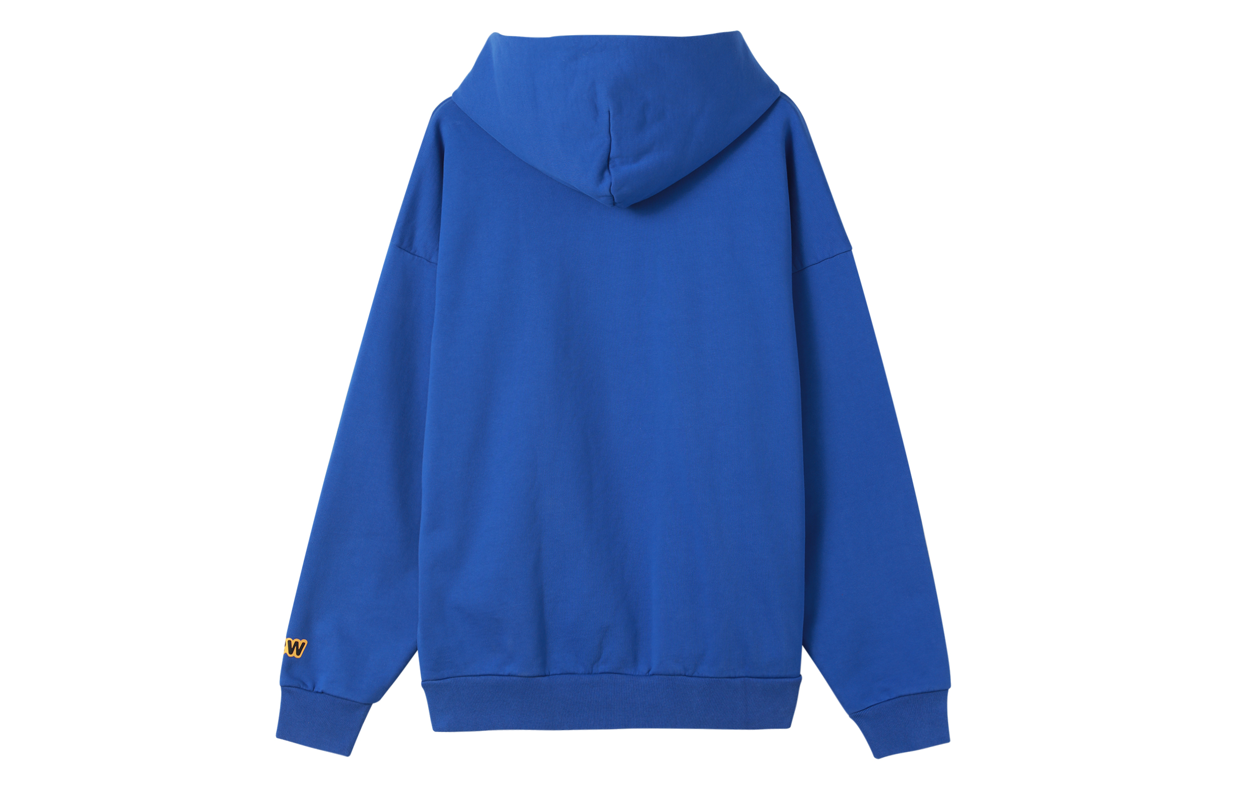 Lookbook 드류 하우스 스마일리 페이스 그래픽 후디 유니섹스 블루 DR0185