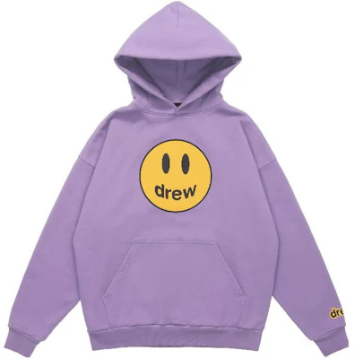 Hoodie Drew House Smiley Face Ungu Lavender. DH-F31121-MCLA2 Order Hoodie Drew House Smiley Face Ungu Lavender. DH-F31121-MCLA2