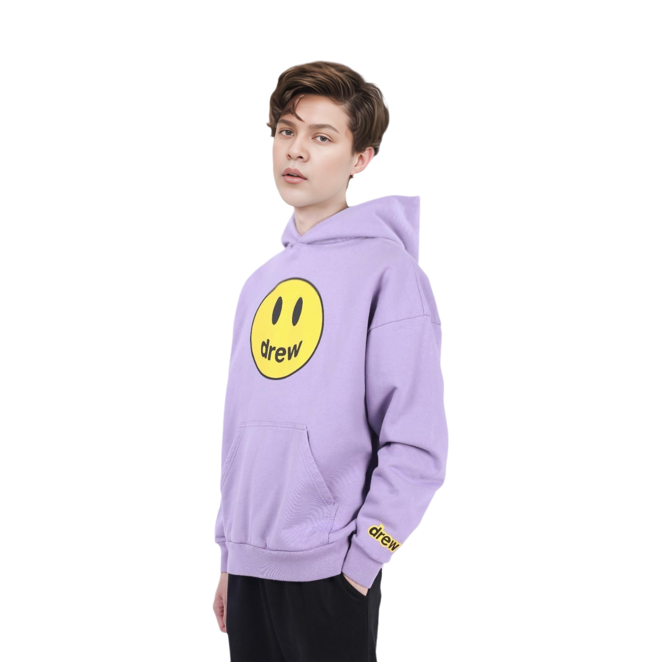 Drew House Smiley Face Hoodie Lavender Purple (). DH-F31121-MCLA2 圖 4