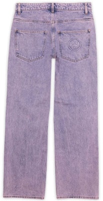 Drew House Jeans Loose Fit Unisex dengan Motif Smiley Face. DR-FW21-082 Lookbook Drew House Jeans Loose Fit Unisex dengan Motif Smiley Face. DR-FW21-082