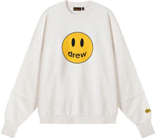Drew House Smiley Face Oversized Crewneck Fleece Sweatshirt Unisex DR-SS20-312 Drew House Smiley Face Oversized Crewneck Fleece Sweatshirt Unisex DR-SS20-312