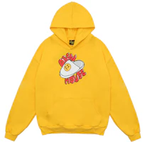 Order Drew House Smiley Face Slide Slippers & Pullover Hoodie Unisex Yellow DR0253