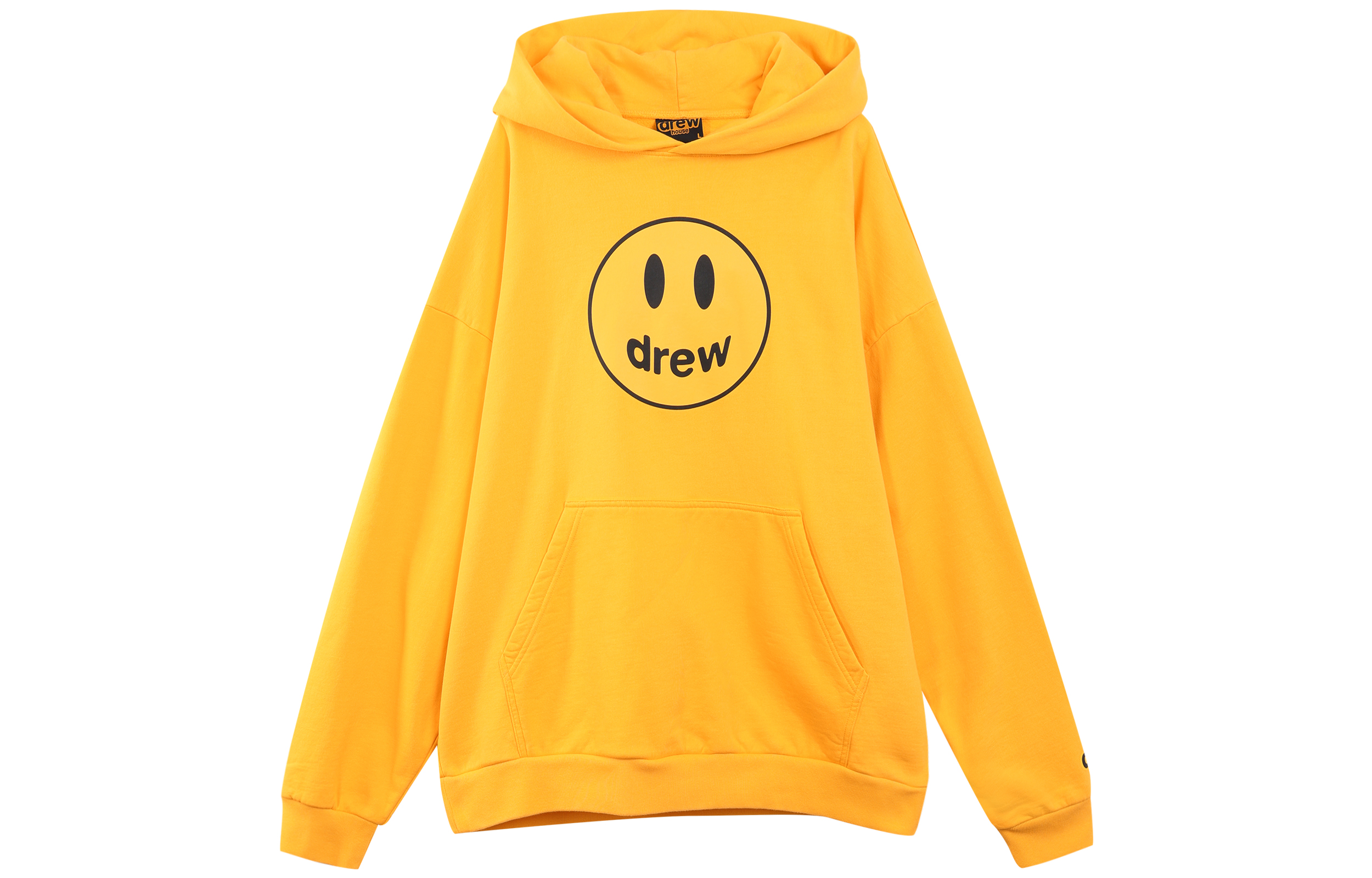 Drew House Smiley Face Unisex Hoodie Yellow DR0104