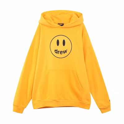 Drew House Smiley Face Unisex Hoodie Yellow DR0104