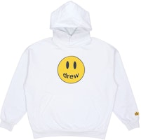 Drew House Smiley Face Unisex White Hoodie DR-SS20-017 Drew House Smiley Face Unisex White Hoodie DR-SS20-017