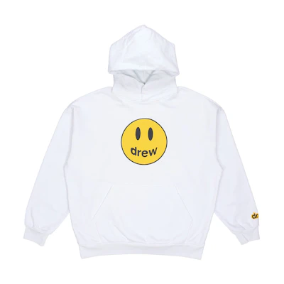 Drew House Smiley Face Unisex White Hoodie DR-SS20-017