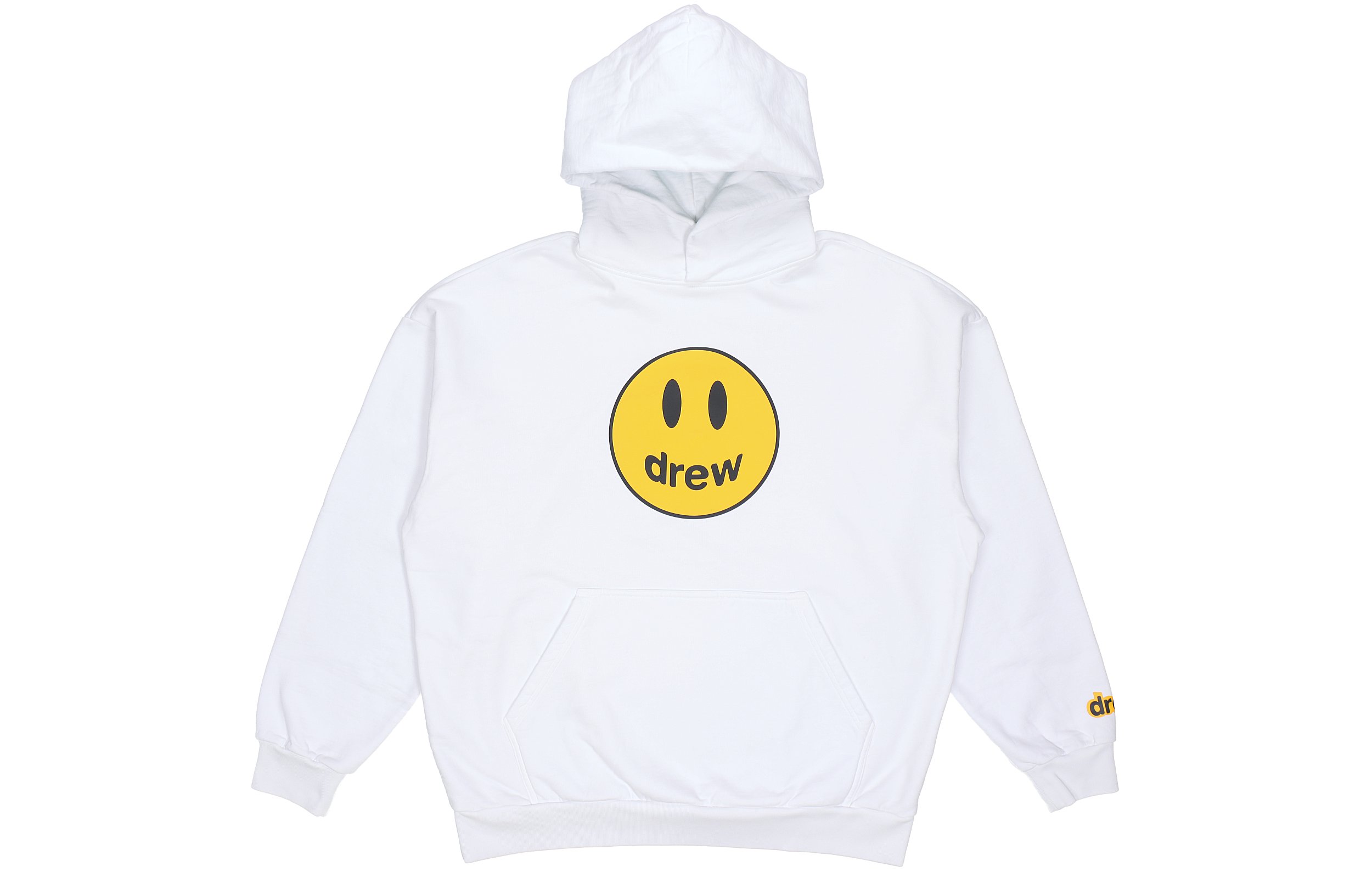 Order Hoodie Putih Unisex Drew House Smiley Face DR-SS20-017