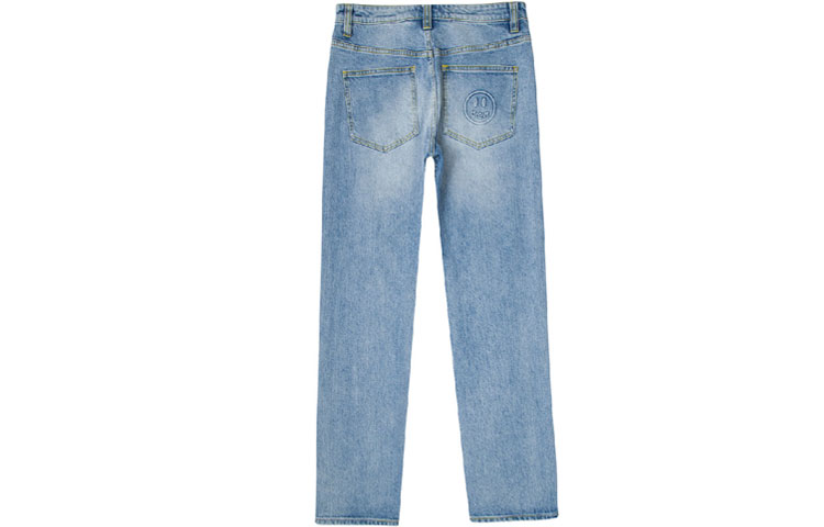 Lookbook ドリューハウス スマイリージーンズ ユニセックス ヴィンテージ ストレート ブルー DR-FW20-99