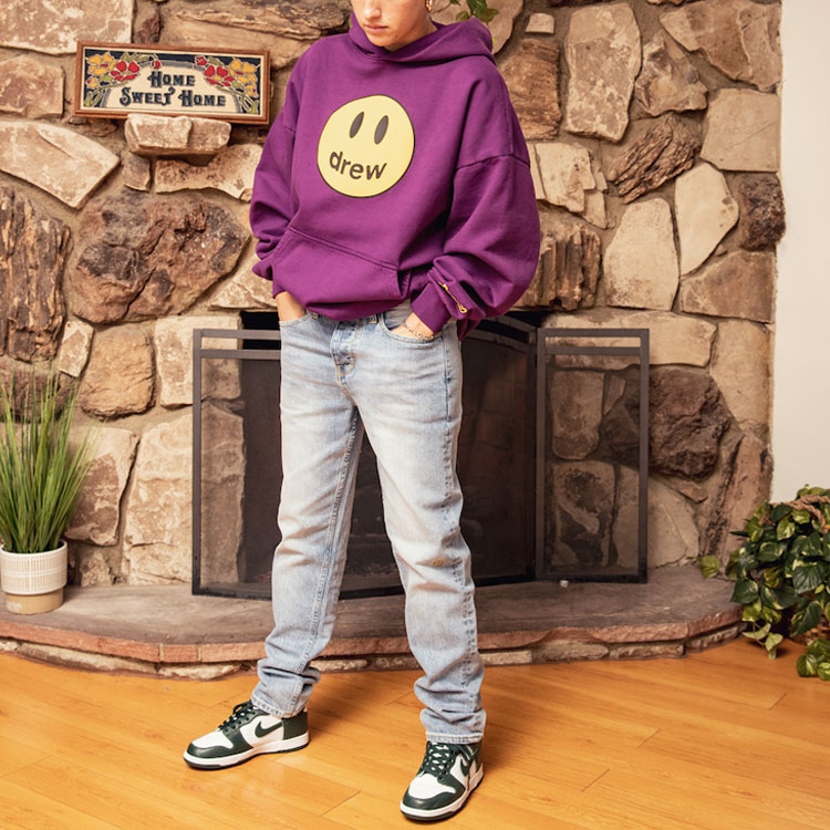 Purchase ドリューハウス スマイリージーンズ ユニセックス ヴィンテージ ストレート ブルー DR-FW20-99