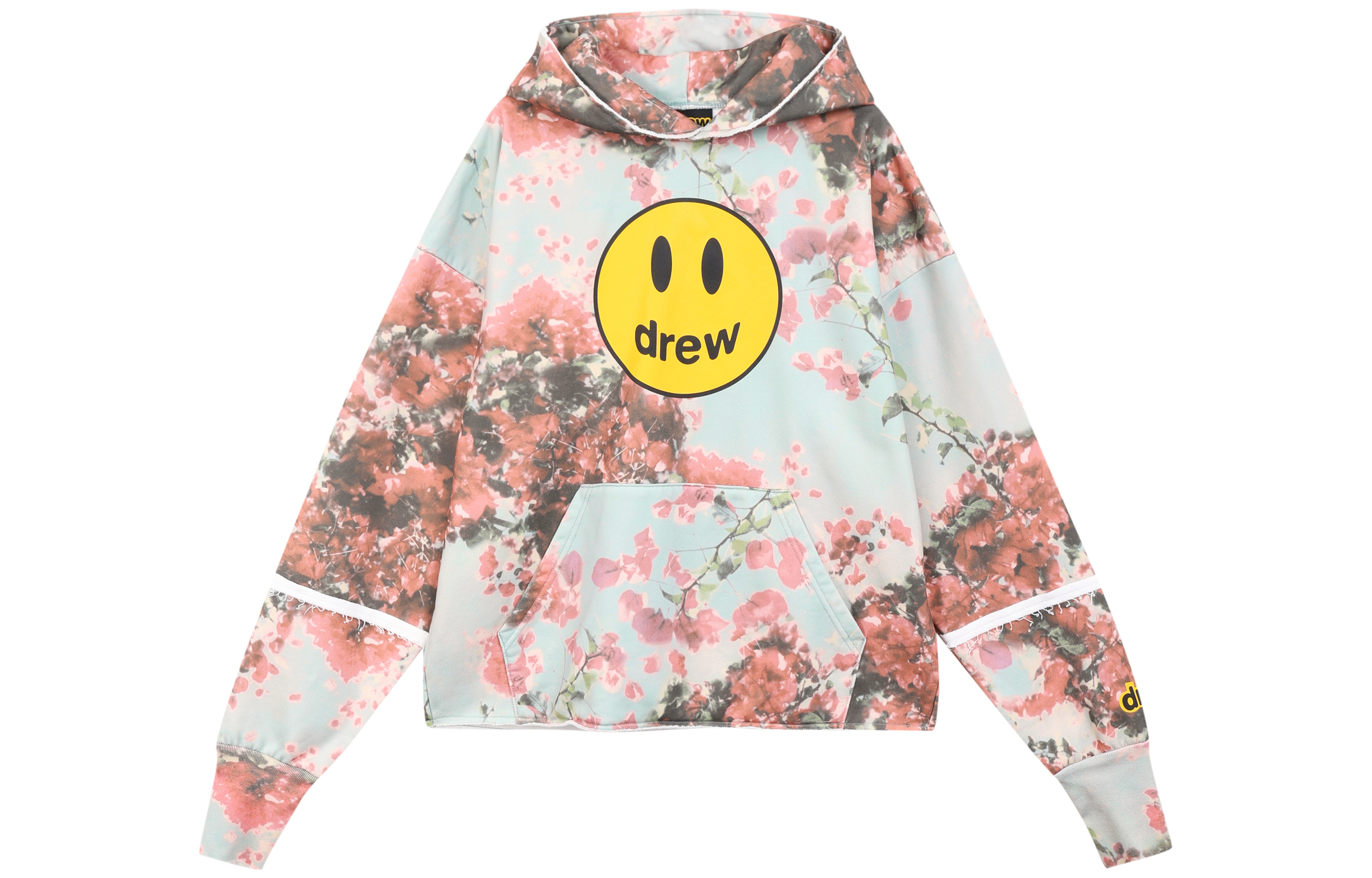 Drew House Smiley Leaf Floral Fleece Hoodie Unisex Multicolor DR-FW20-209 圖 2