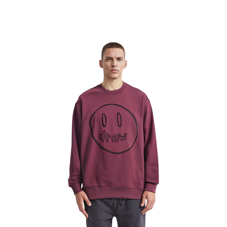 Shop Drew House Smiley Logo Crewneck Pullover Sweatshirt Unisex DW-FW22-1223-08