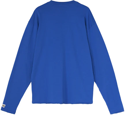 Drew House Smiley Logo Long Sleeve T-Shirt Sweatshirt Unisex Blue DR-SS20-92 Lookbook Drew House Smiley Logo Long Sleeve T-Shirt Sweatshirt Unisex Blue DR-SS20-92