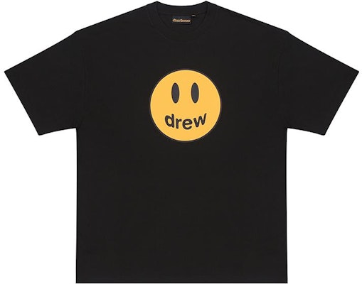 Camiseta Negra Oversize Hombre Drew House Logo Smiley. DH-HJ2121-MCBK Order Camiseta Negra Oversize Hombre Drew House Logo Smiley. DH-HJ2121-MCBK