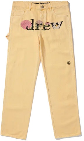drew-house-smiley-logo-ss-21-carpenter-jeans-unisex-yellow-floral-embroidery-denim-dr-ss-21-116