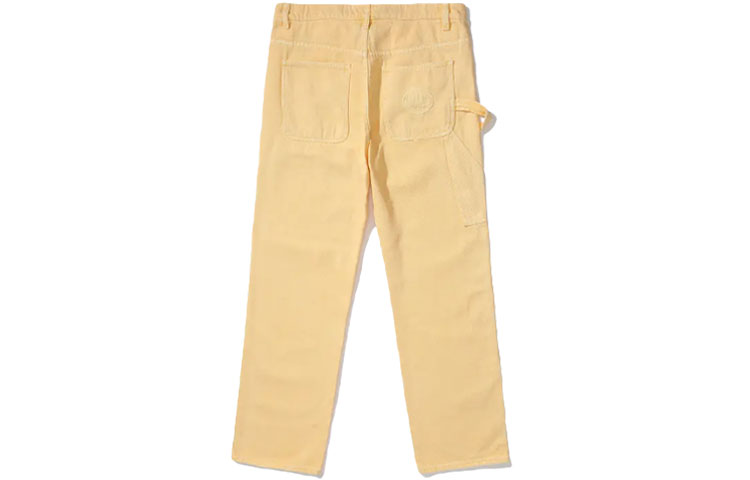 Lookbook 드류 하우스 스마일 로고 SS21 옐로우 플로럴 자수 카펜터 진 데님 DR-SS21-116