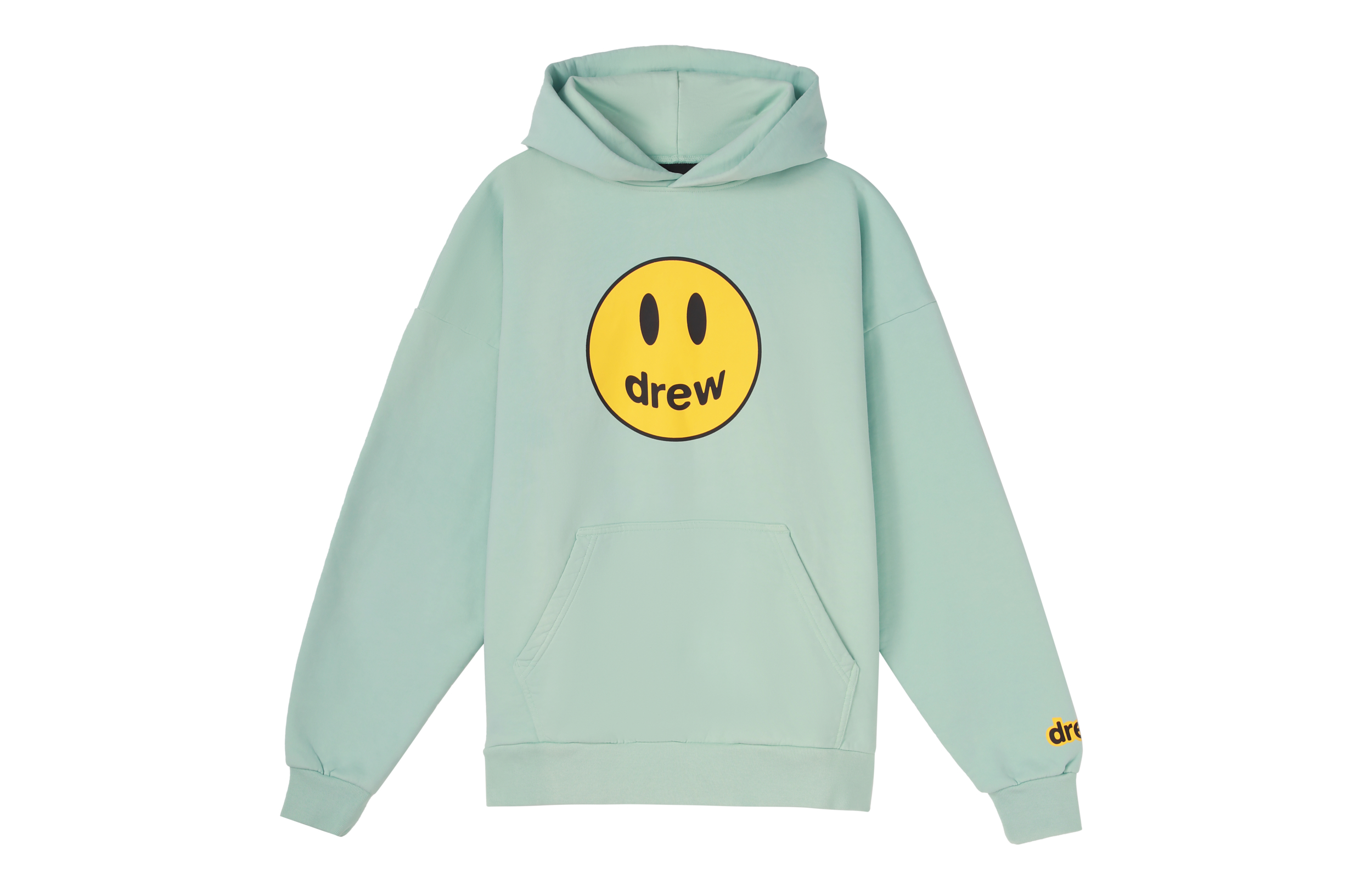 Drew House Smiley Mascot Hoodie Unisex Cartoon Pullover Fleece汗shirt DR-SS20-004