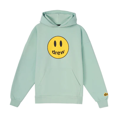 Drew House Smiley Mascot Hoodie Unisex Cartoon Pullover Fleece汗shirt DR-SS20-004