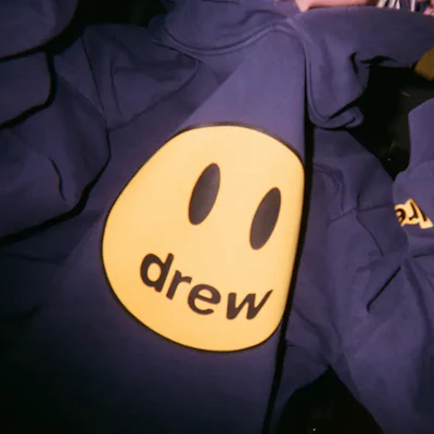 Drew House Smiley Navy 藍色微笑吉祥物男女連帽衫 DH-F31121-N Purchase Drew House Smiley Navy 藍色微笑吉祥物男女連帽衫 DH-F31121-N