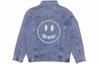 Lookbook Drew House Jaket Trucker Denim Biru Unisex Motif Smiley Stone Wash. DR-FW21-050