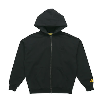 Drew House Smiley Mini Logo Zipper Hoodie Unisex Black DR-SS20-55