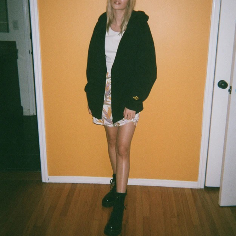 Drew House Smiley Mini Logo Zipper Hoodie Unisex Black DR-SS20-55 圖 4