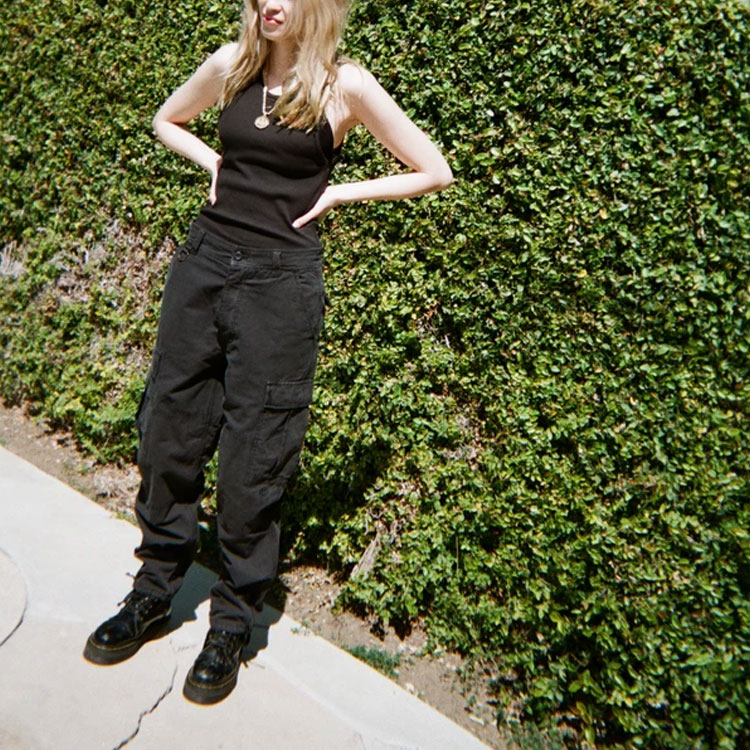 Sizing ドリューハウス スマイリーポケットカーゴパンツ ユニセックス ブラックカジュアル. DR-SS21-59