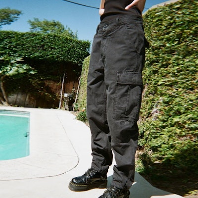 ドリューハウス スマイリーポケットカーゴパンツ ユニセックス ブラックカジュアル. DR-SS21-59 Cheap ドリューハウス スマイリーポケットカーゴパンツ ユニセックス ブラックカジュアル. DR-SS21-59